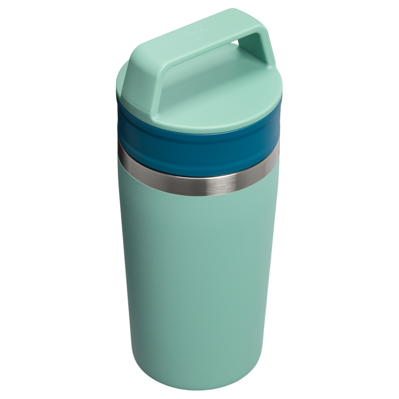 Stanley 1913 Café-To-Go Travel Mug 0.35L in Spring Green | Back View
