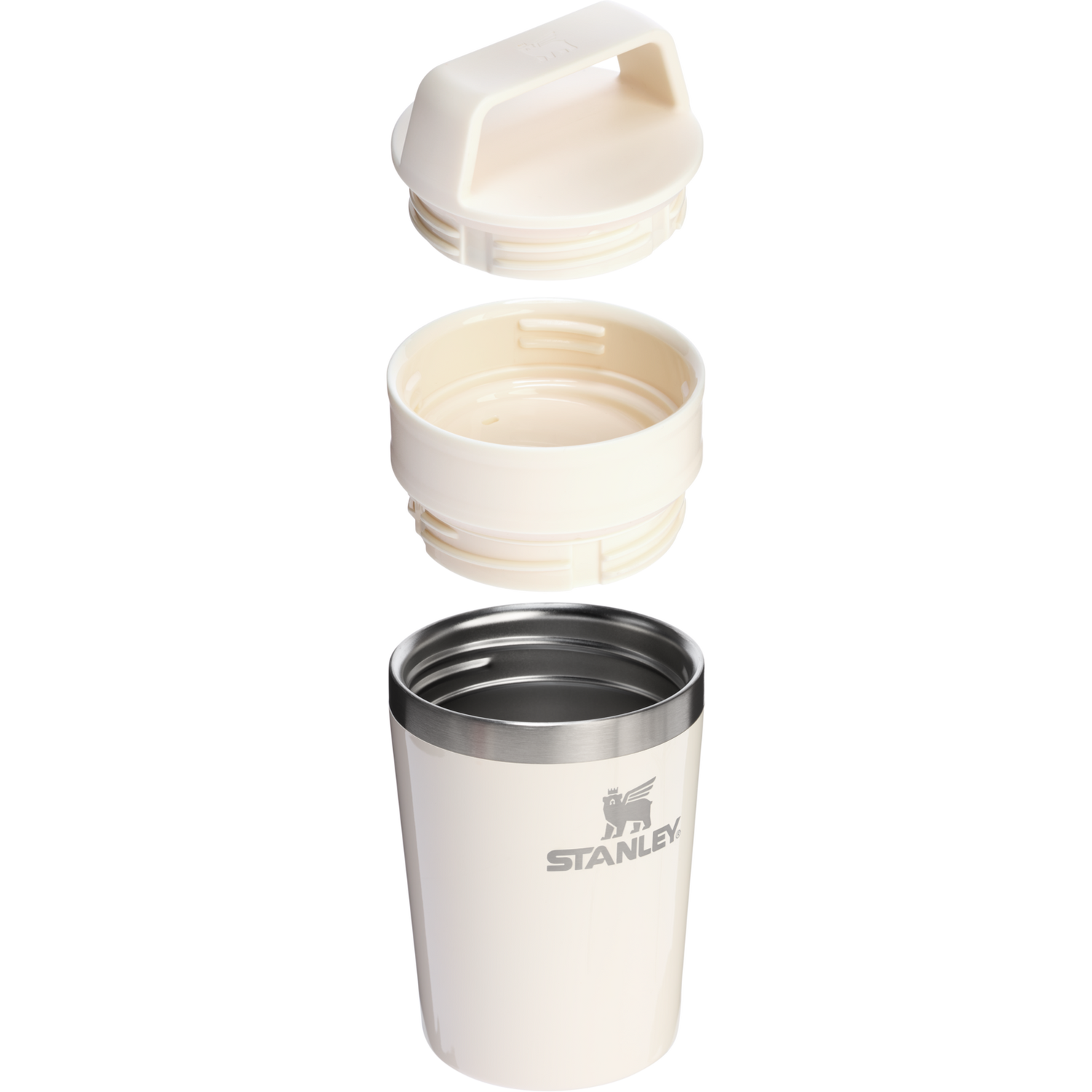 Stanley 1913 Café-To-Go Travel Mug 0.23L in Cream Gloss | View 2