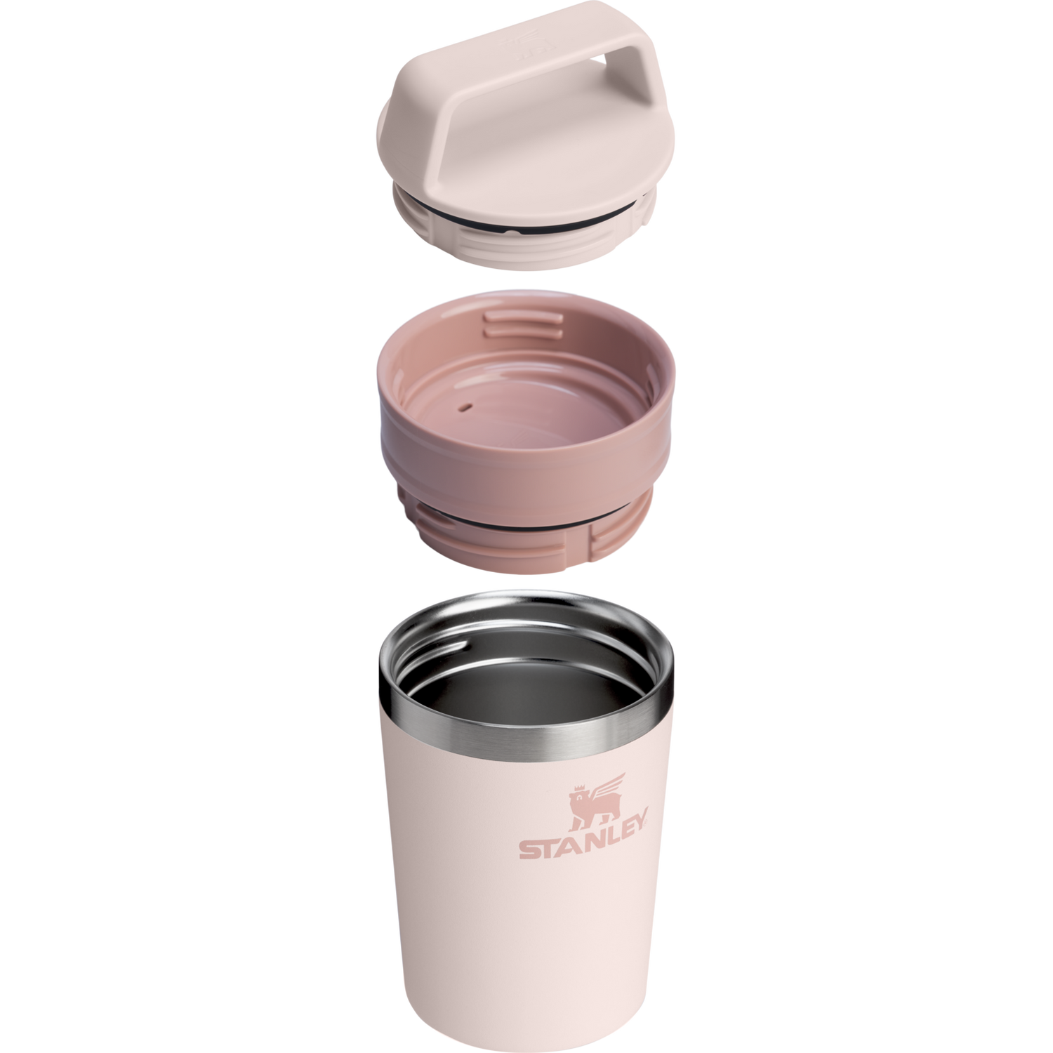 Stanley 1913 Café-To-Go Travel Mug 0.23L in Rose Quartz | View 2