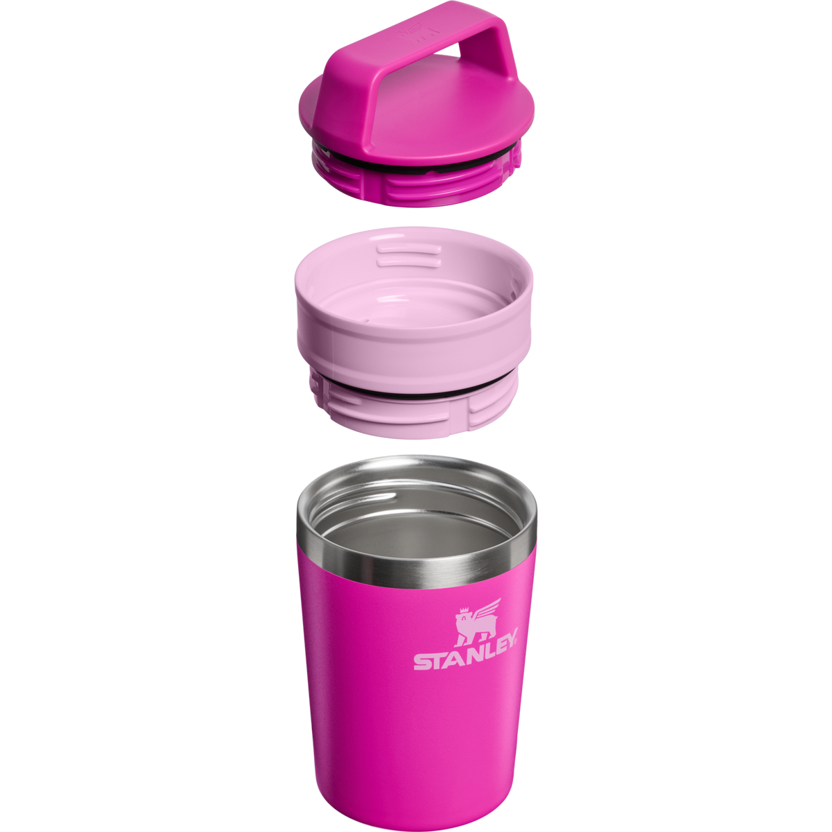 Stanley 1913 Café-To-Go Travel Mug 0.23L in Violet Blossom | Cross Section View