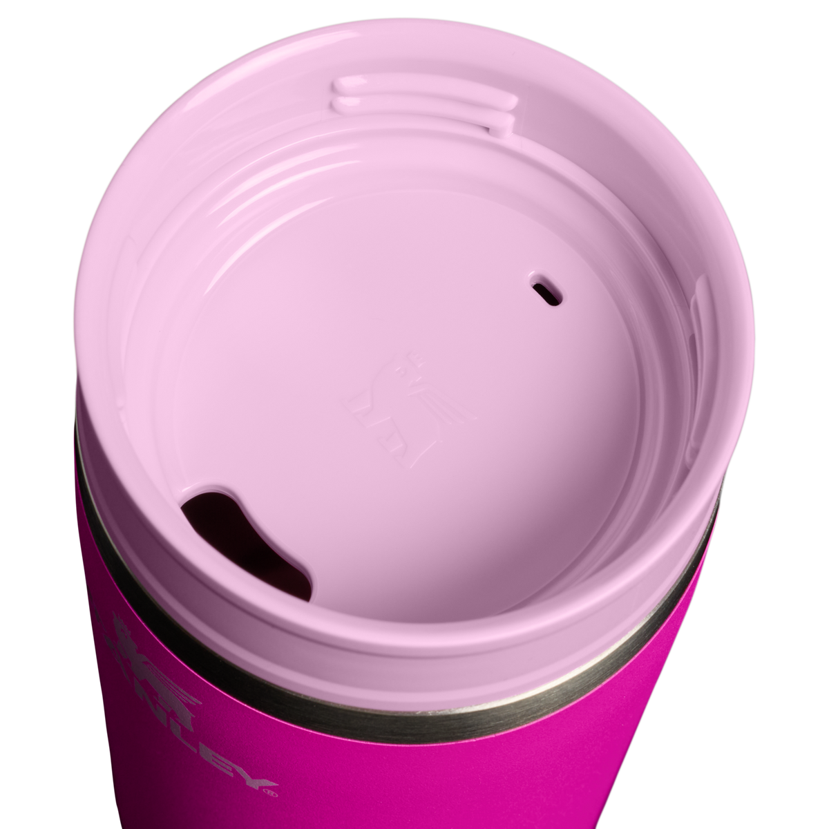 Stanley 1913 Café-To-Go Travel Mug 0.23L in Violet Blossom | Lid Detailed View