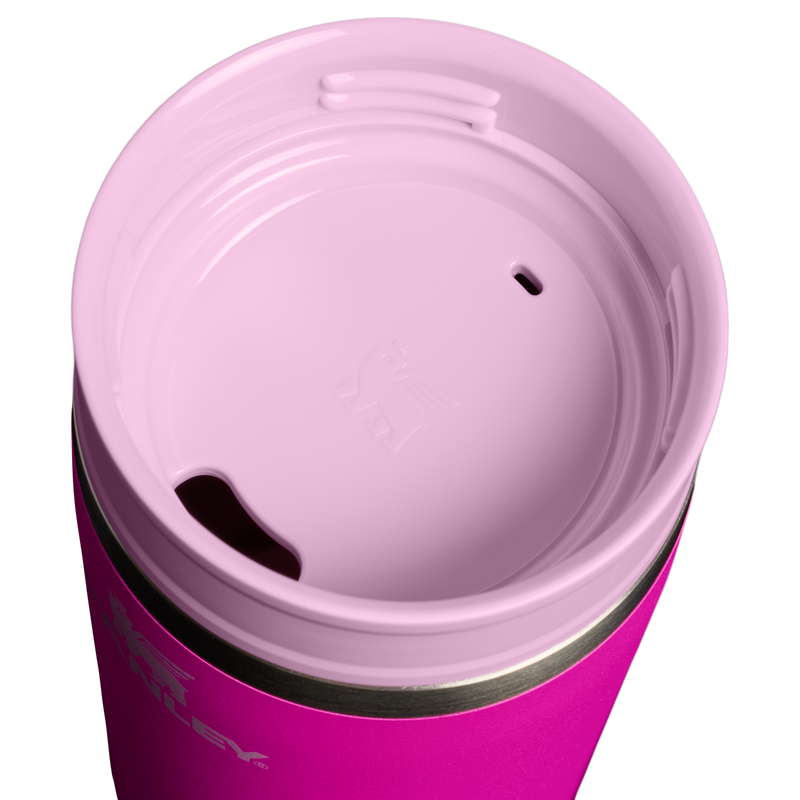 Stanley 1913 Café-To-Go Travel Mug 0.23L in Violet Blossom | Lid Detailed View