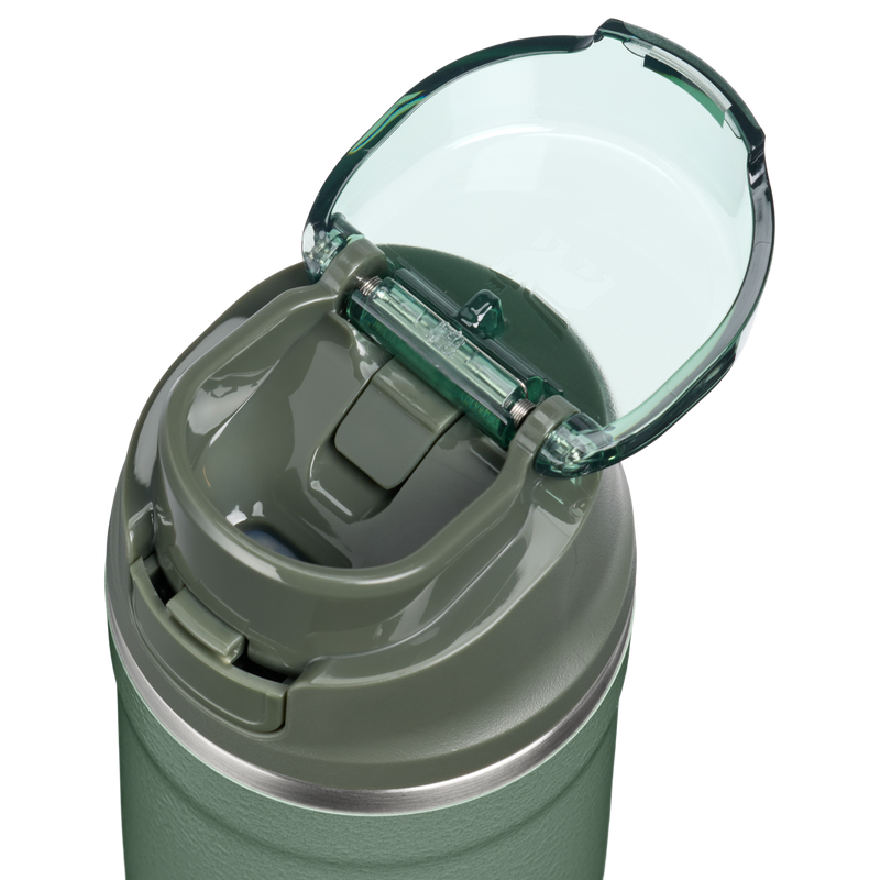 Stanley 1913 District Pulse Mug 0.35L in Hammertone Green | Lid Detailed View