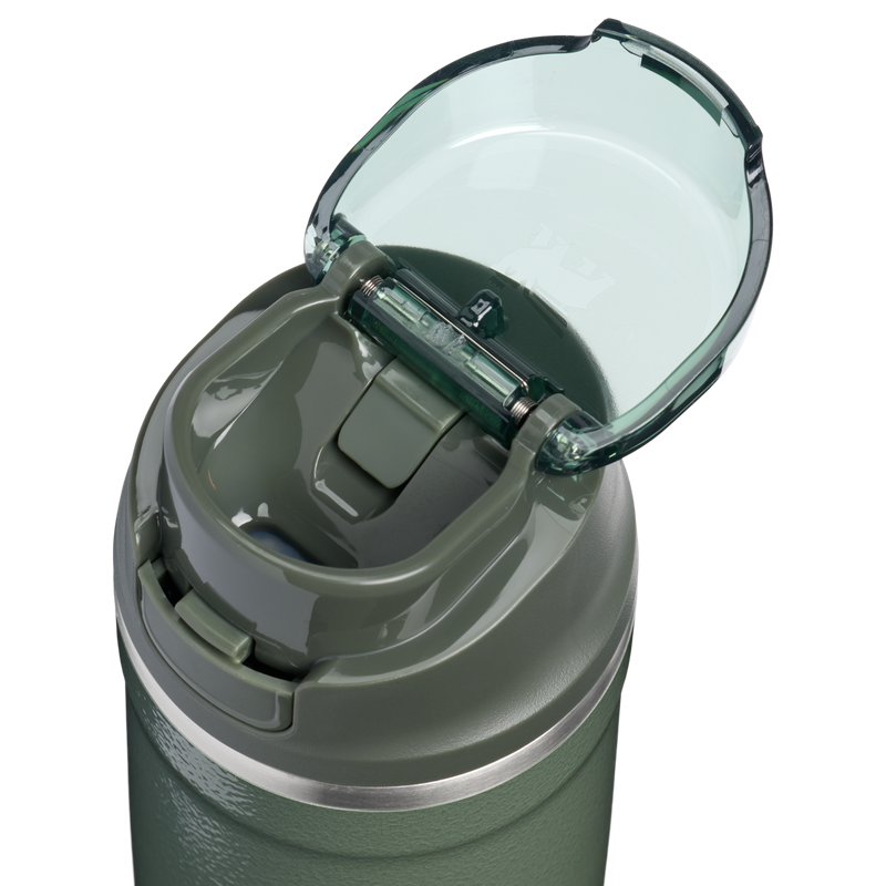 Stanley 1913 District Pulse Mug 0.47L in Hammertone Green | Lid Detailed View