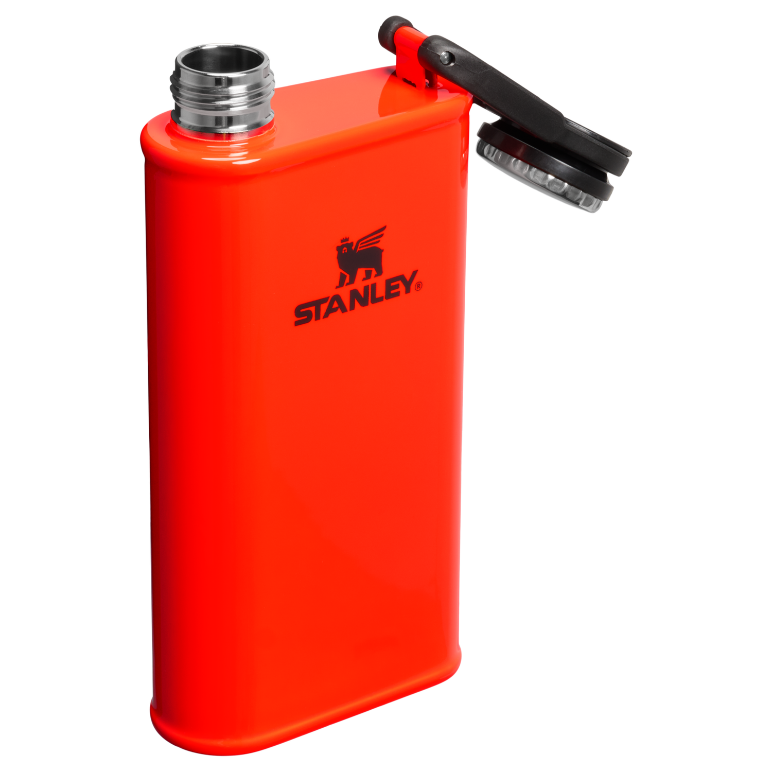 Stanley 1913 Classic Easy Fill Wide Mouth Flask 0.23L in Blaze Orange | View 2