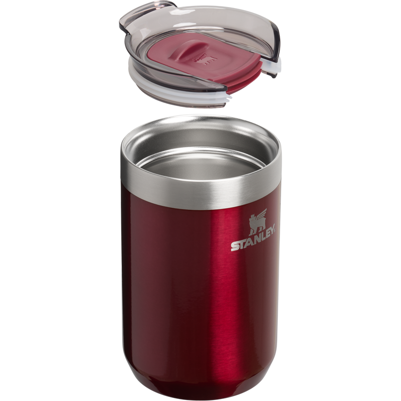 Stanley 1913 Everyday Camp Cup 0.35L in Garnet Shine | Cross Section View