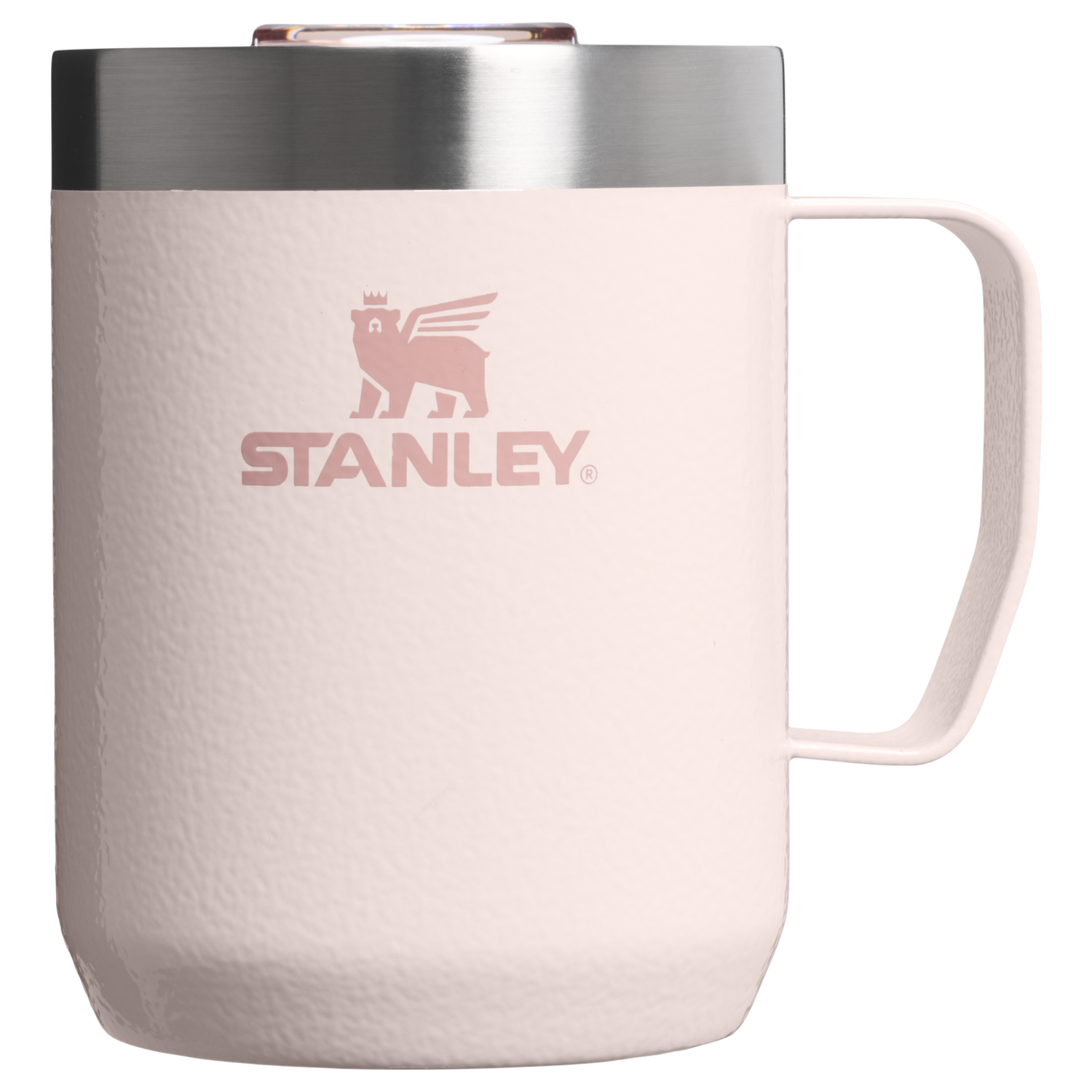 Stanley 1913 Everyday Camp Mug 0.23L in Hammertone Rose Quartz | Front View