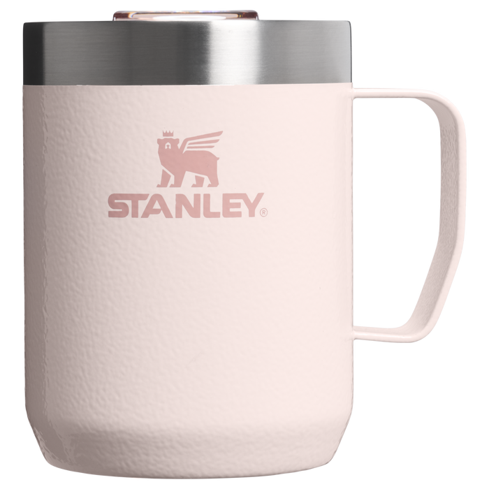 Stanley 1913 Everyday Camp Mug 0.23L in Hammertone Rose Quartz | Front View
