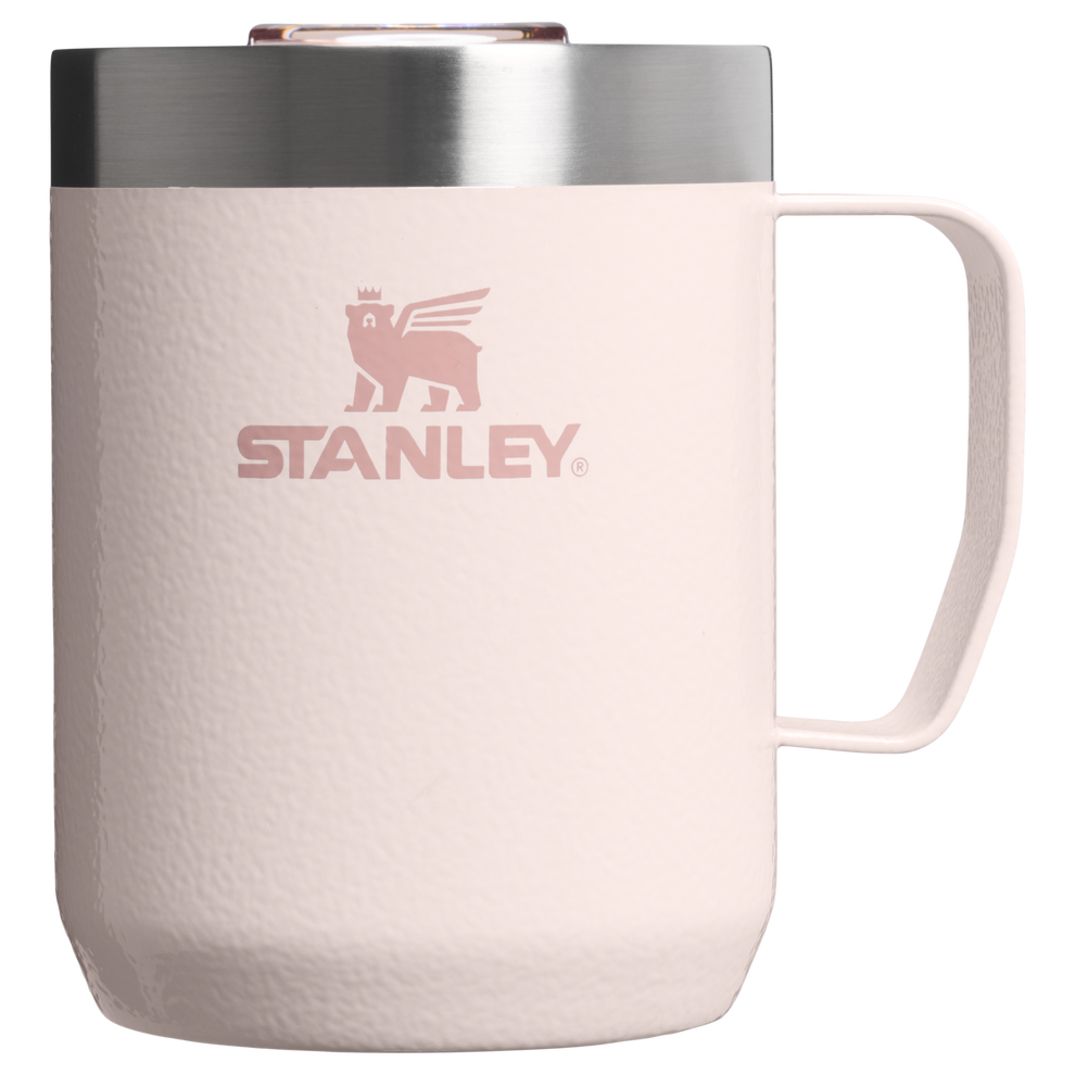 Stanley 1913 Everyday Camp Mug 0.23L in Hammertone Rose Quartz | Front View