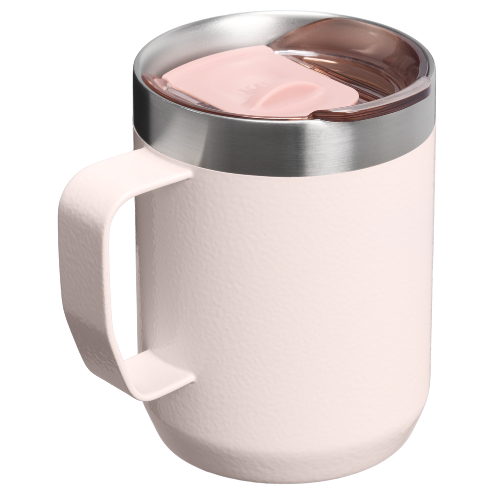 Stanley 1913 Everyday Camp Mug 0.23L in Hammertone Rose Quartz | Back View