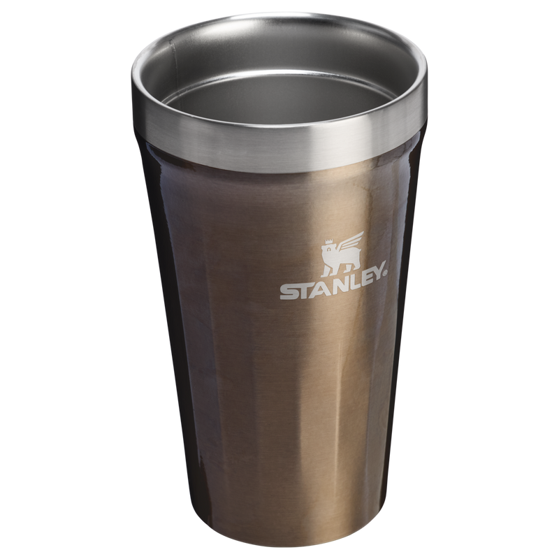 Stanley 1913 Everyday Textured Tumbler 0.47L in Gunmetal Shine | Open View