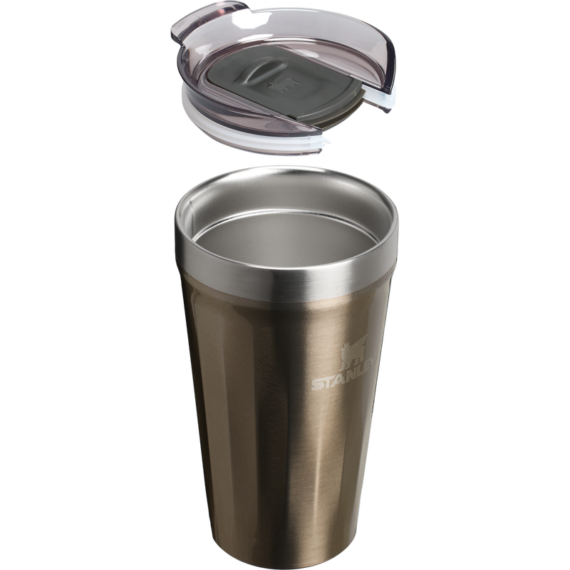 Stanley 1913 Everyday Textured Tumbler 0.47L in Gunmetal Shine | Cross Section View
