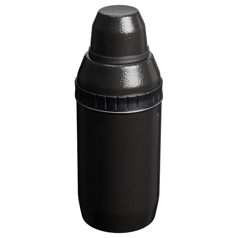 Stanley 1913 Adventure Happy Hour Cocktail Shaker Set in Hammertone Black | indietro Visualizza