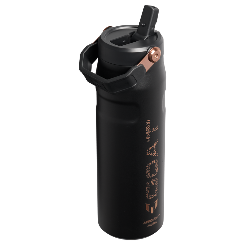 Stanley 1913 Messi x Stanley 1913 IceFlow™ Bottle Flip Straw 2.0 0.71L in Messi GOAT Black | indietro Visualizza