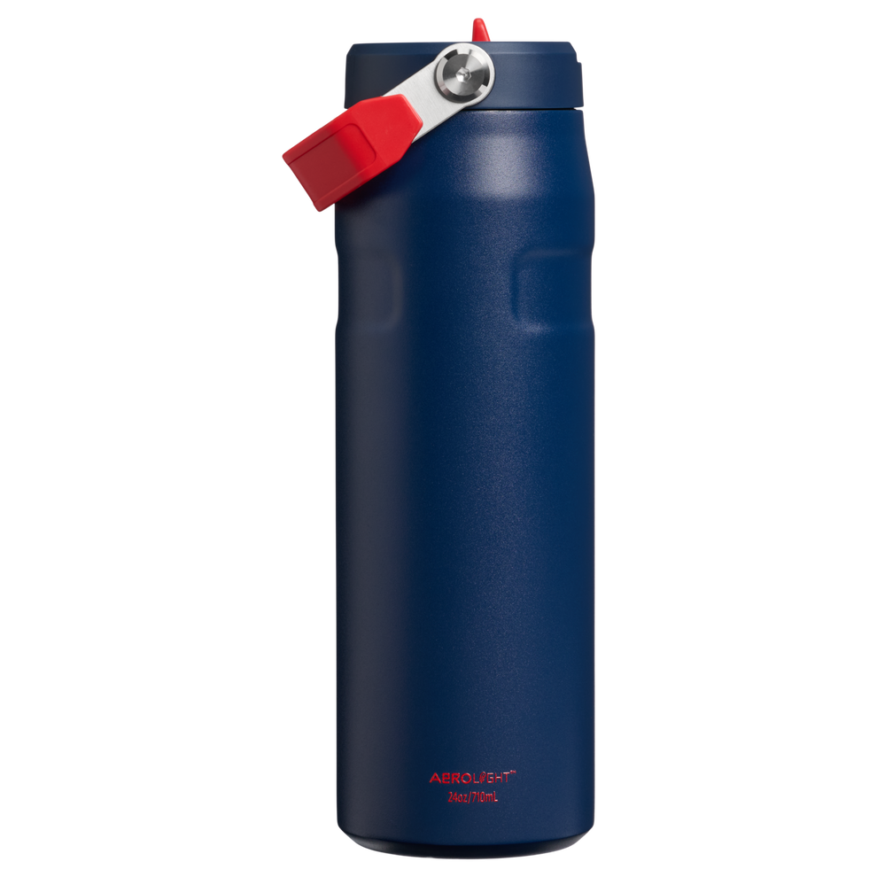Stanley 1913 IceFlow™ Bottle Flip Straw 2.0 0.71L in Team Navy Red