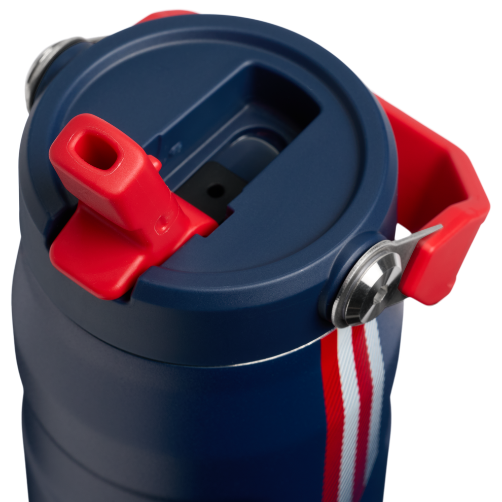 Stanley 1913 IceFlow™ Bottle Flip Straw 2.0 0.71L in Team Navy Red