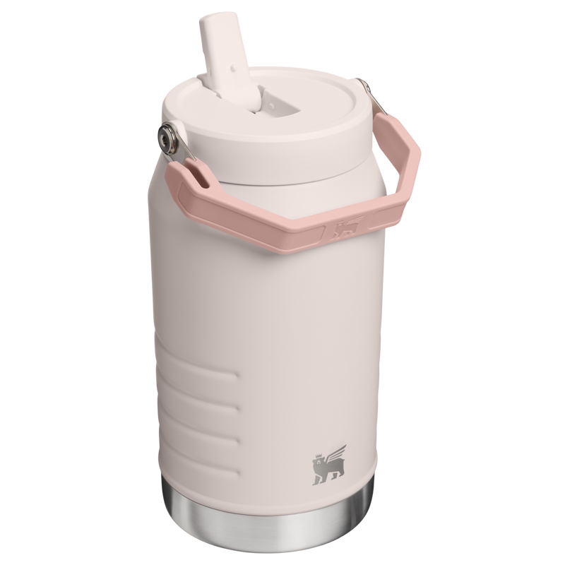 Stanley 1913 The IceFlow™ Flip Straw 2.0 Jug 1.90L in Rose Quartz | Back View