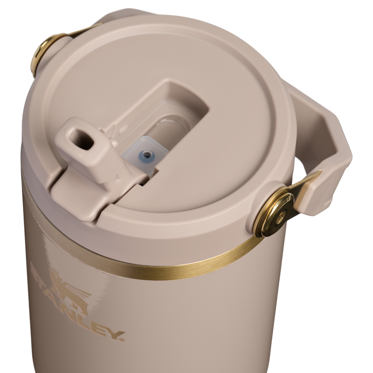 Stanley 1913 IceFlow™ Flip Straw 2.0 Tumbler 0.89L en Bedrock Gloss | Tapa Detallado Ver