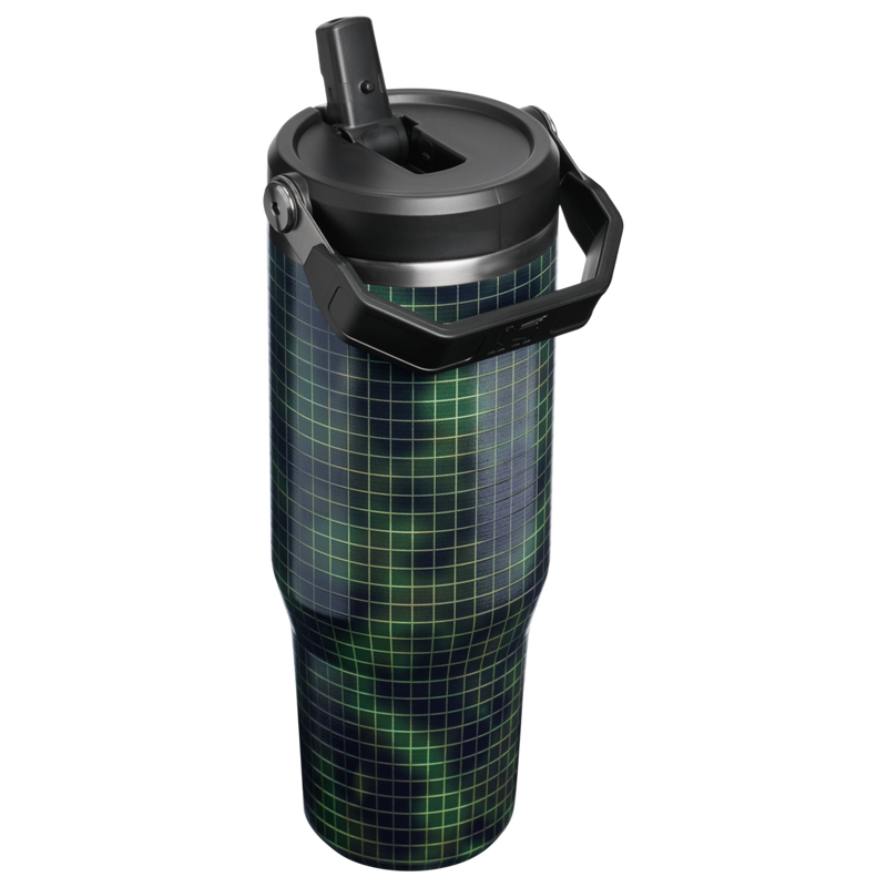 Stanley 1913 IceFlow™ Flip Straw 2.0 Tumbler 0.89L in Dried Pine Blur | Back View