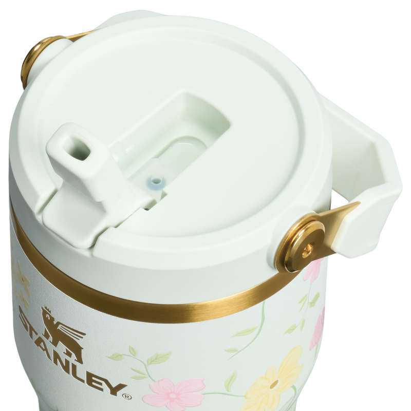 Stanley 1913 IceFlow™ Flip Straw 2.0 Tumbler 0.59L in Spring Blossoms | Coperchio Dettagliato Visualizza