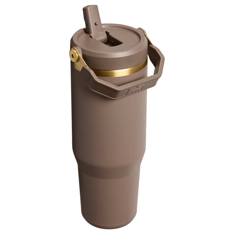 Stanley 1913 IceFlow™ Flip Straw 2.0 Tumbler 0.89L in Espresso Gold | indietro Visualizza