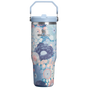 Próbka koloru dla Stanley 1913 IceFlow™ Flip Straw Tumbler 0.89L w Blue Dream Wildflower