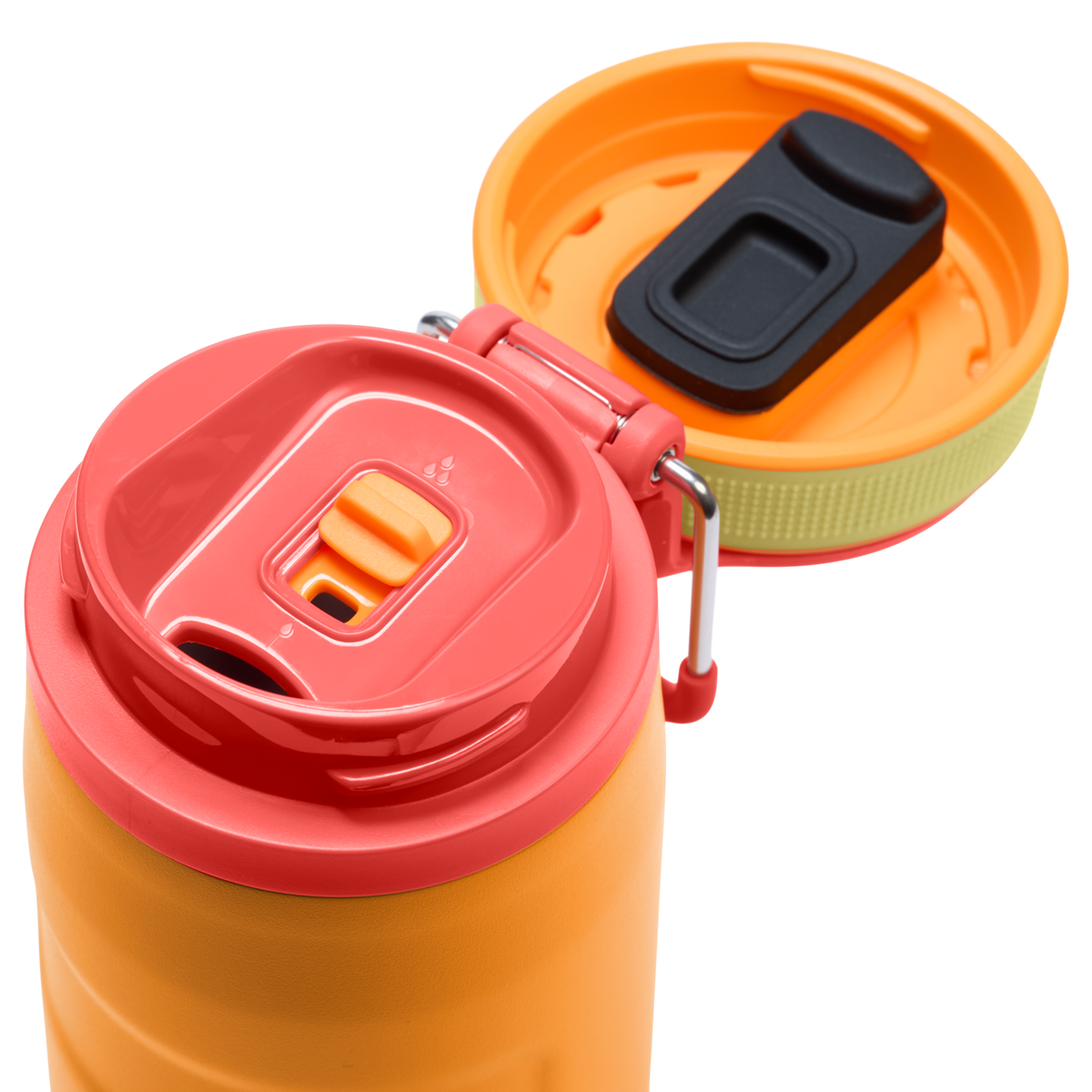 Stanley 1913 IceFlow™ Bottle Twist Flip 0.47L en Goldenrod Coral | Tapa Detallado Ver