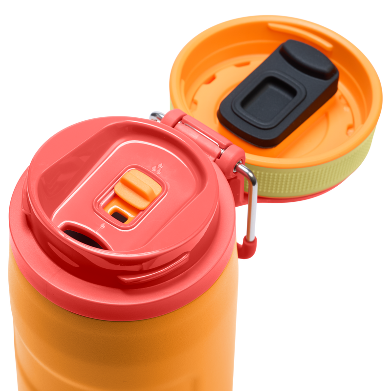 Stanley 1913 IceFlow™ Bottle Twist Flip 0.47L en Goldenrod Coral | Tapa Detallado Ver