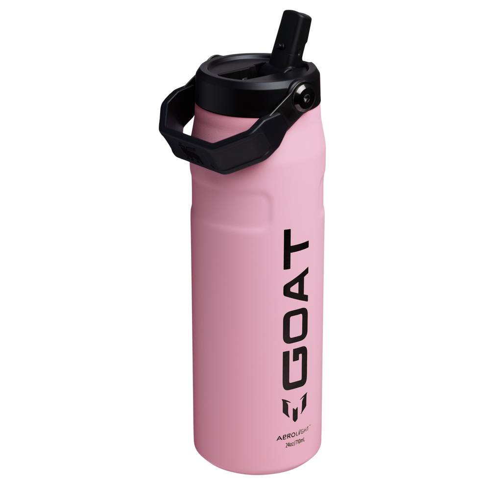 Stanley 1913 Messi x Stanley 1913 IceFlow™ Bottle Flip Straw 2.0 0.71L in Messi GOAT Pink