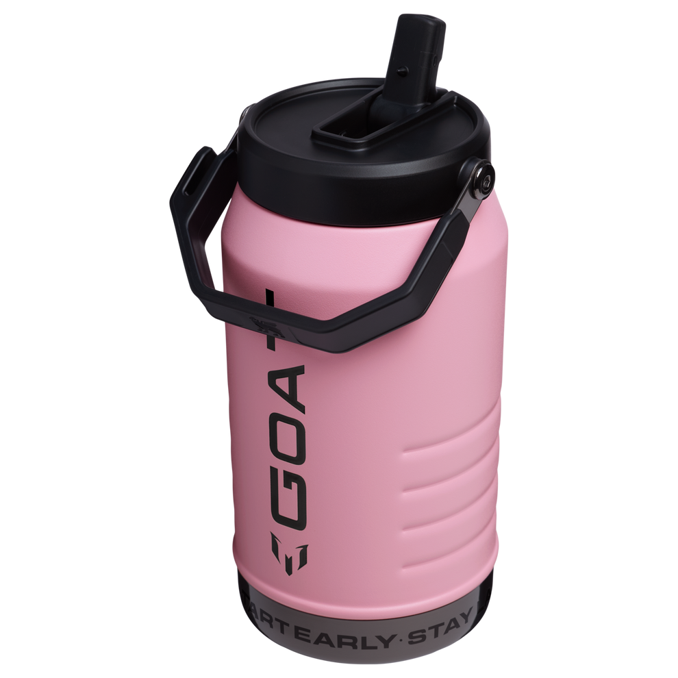 Stanley 1913 Messi x Stanley 1913 IceFlow™ Flip Straw Jug 1.9L in Messi GOAT Pink