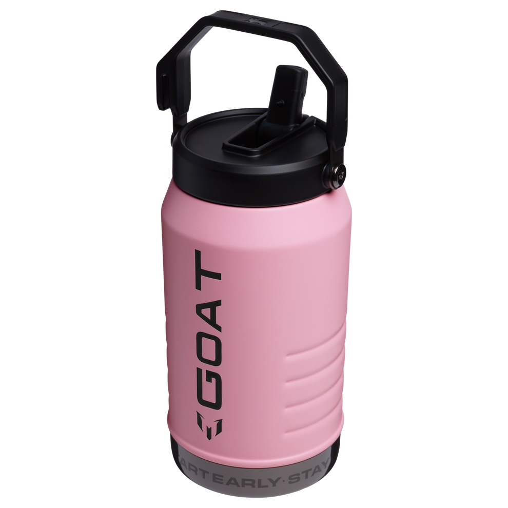 Stanley 1913 Messi x Stanley 1913 IceFlow™ Flip Straw Jug 1.9L in Messi GOAT Pink