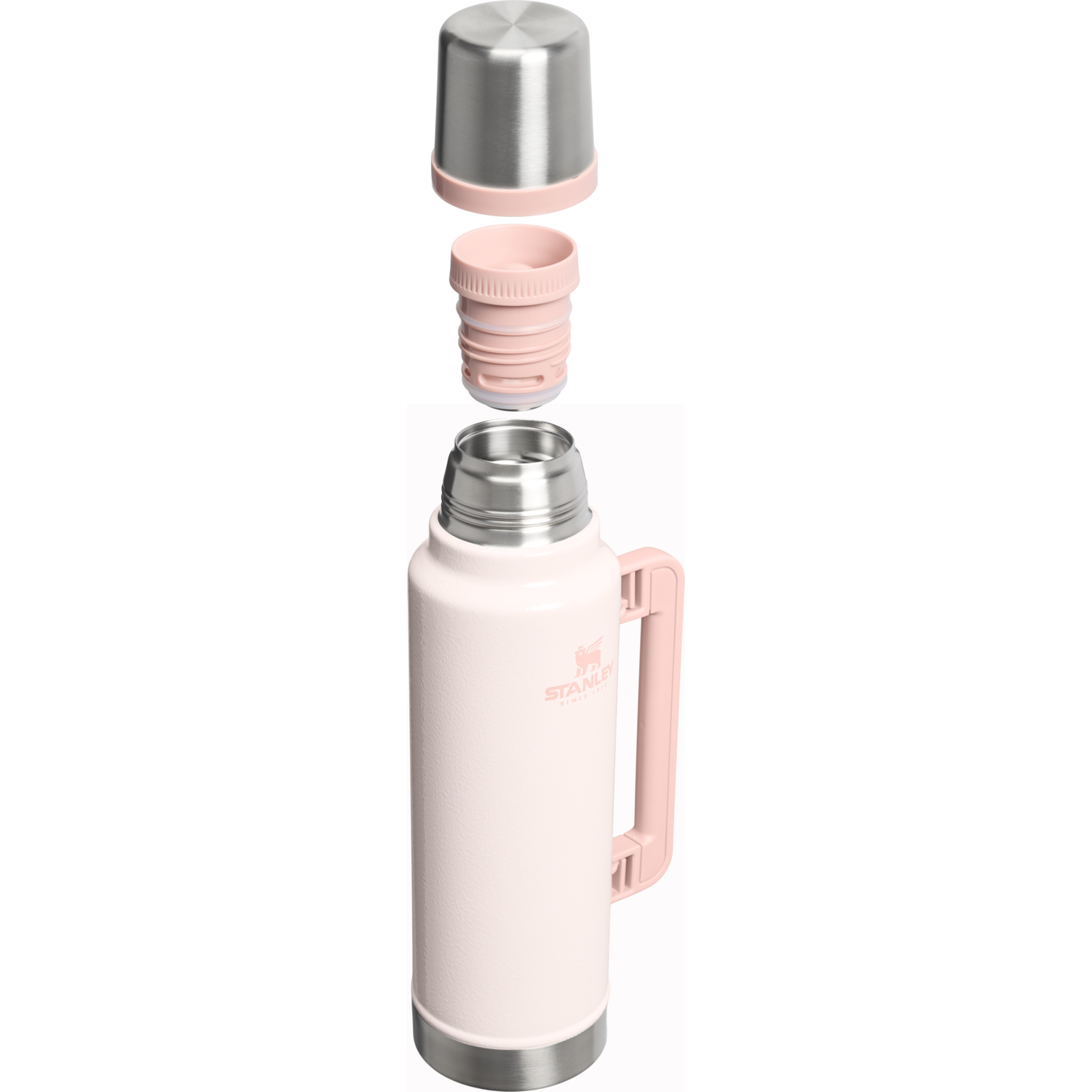 Stanley 1913 Classic Legendary Bottle 1.4L in Hammertone Rose Quartz | View 2