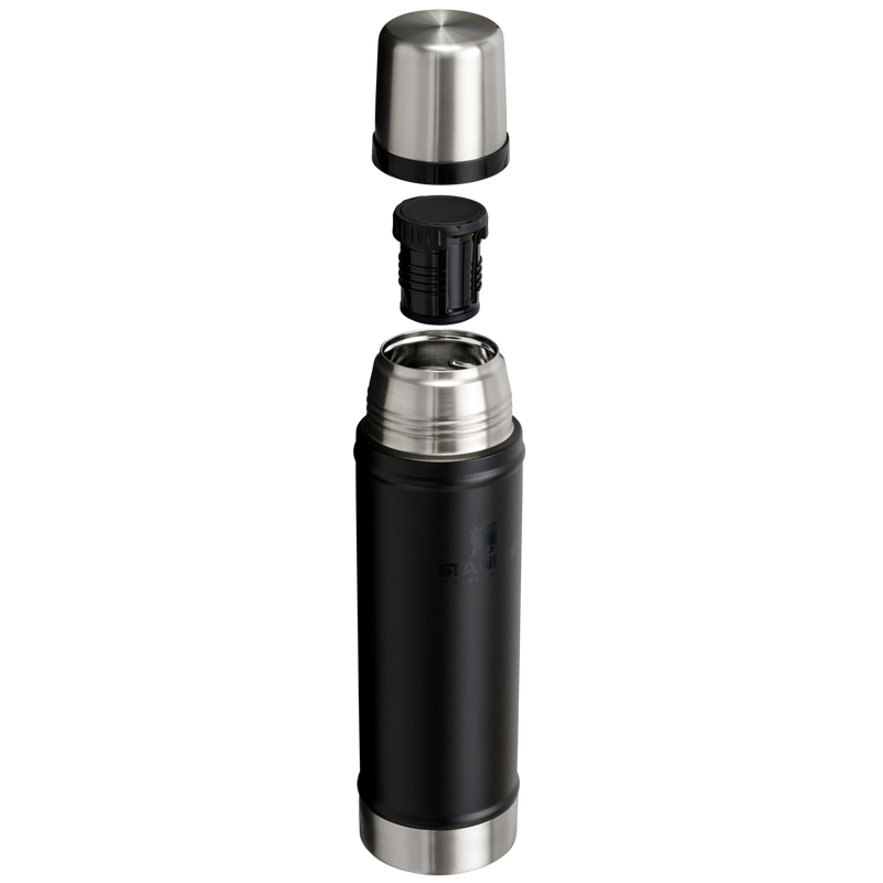 Stanley 1913 Classic Legendary Bottle 0.59L in Black 2.0 | Cross Section View