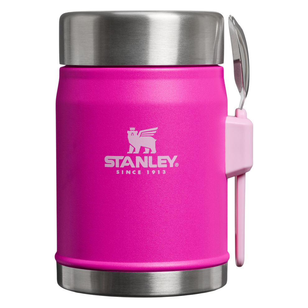 Stanley 1913 Legendary Food Jar + Spork 0.4L in Violet Blossom