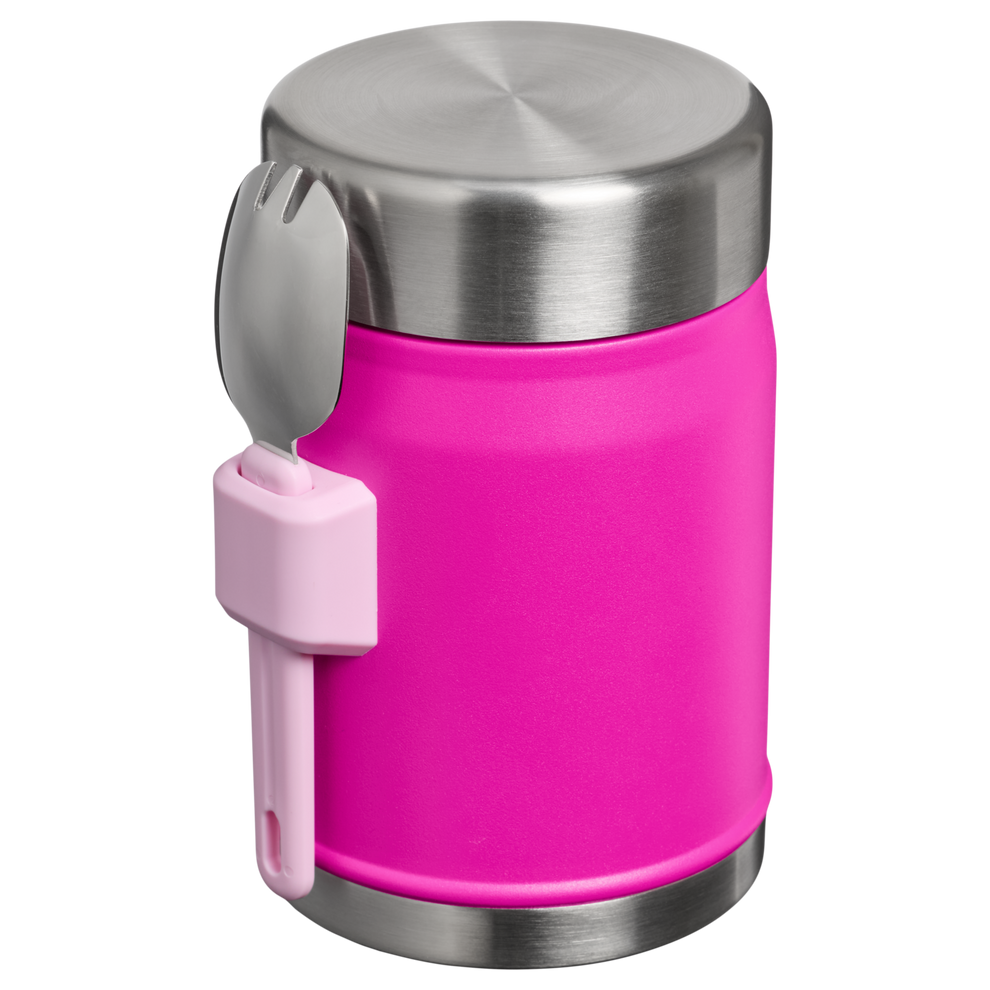 Stanley 1913 Legendary Food Jar + Spork 0.4L in Violet Blossom