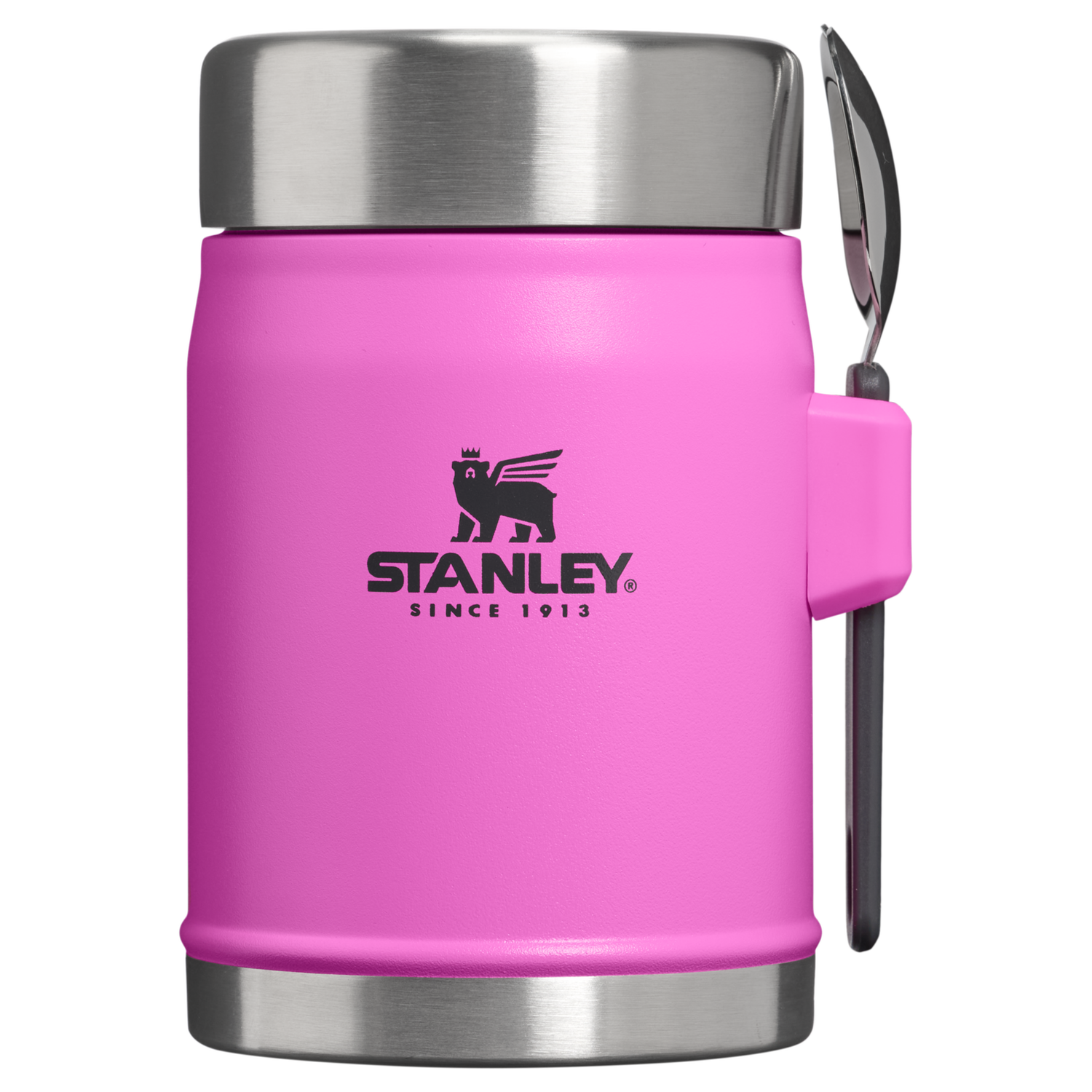 Stanley 1913 Legendary Food Jar + Spork 0.4L in Hot Pink | View 1