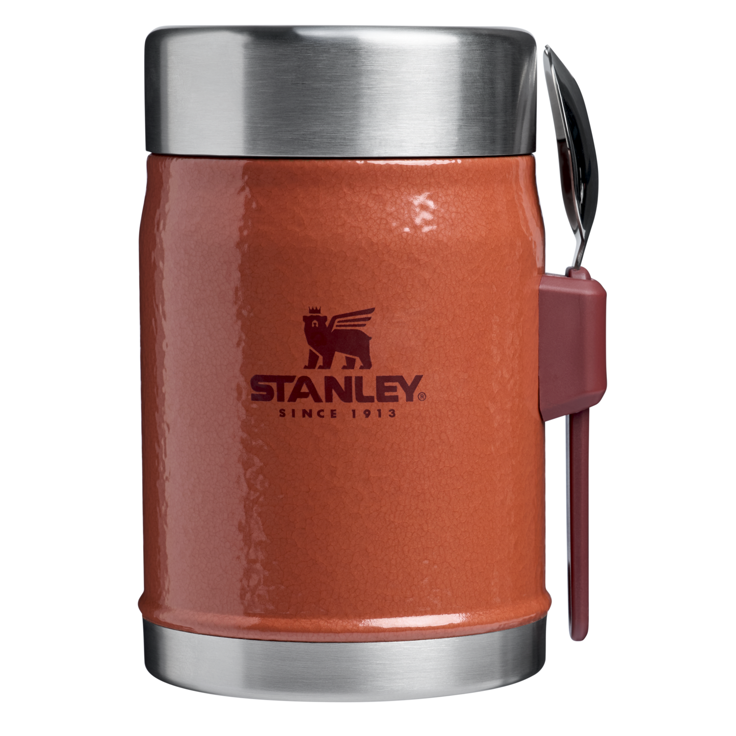 Stanley 1913 Classic Legendary Food Jar + Spork 0.4L in Hammertone Clay | View 1
