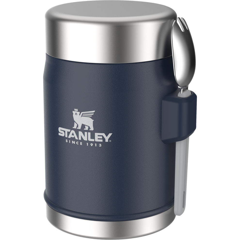 Stanley 1913 Legendary Food Jar + Spork 0.4L in Dark Navy