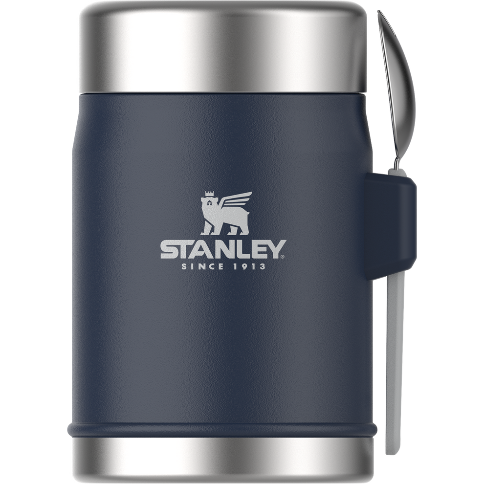Stanley 1913 Legendary Food Jar + Spork 0.4L in Dark Navy