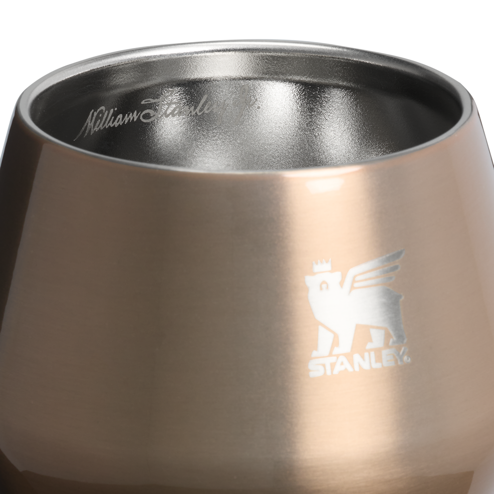 Stanley 1913 Lifted Spirits 2-in-1 Cocktail Glass 0.4L in Pale Gold Shine