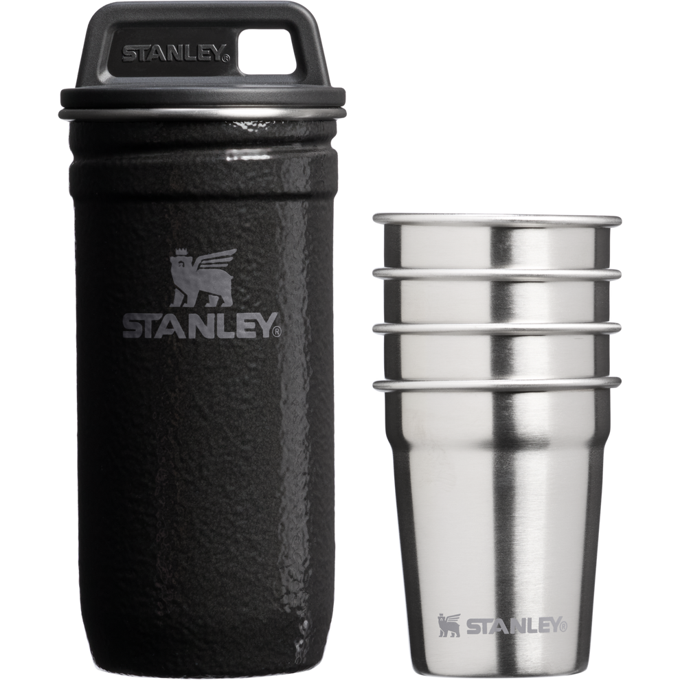 Stanley 1913 Adventure Nesting Shot Glass Set in Hammertone Black