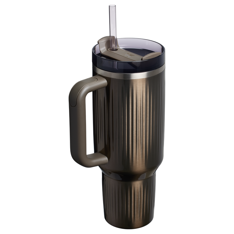 Stanley 1913 Quencher® H2.0 Fluted Tumbler 1.18L in Gunmetal Shine | Back View