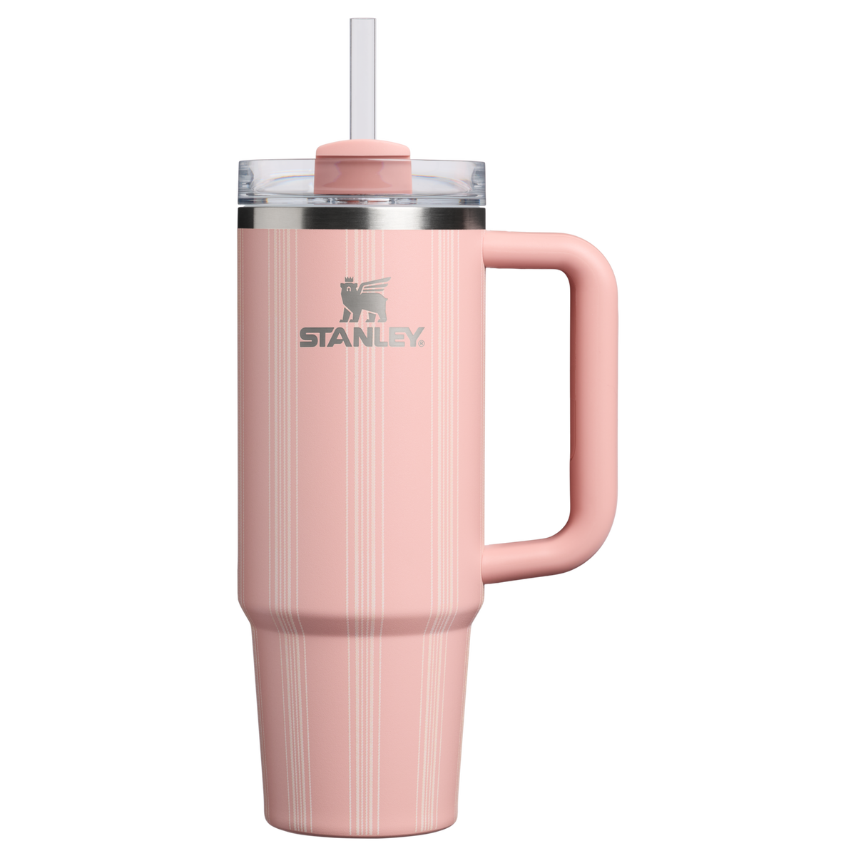 Stanley 1913 Quencher® H2.0 FlowState™ Tumbler 0.89L in Peach Rose Picnic Stripe
