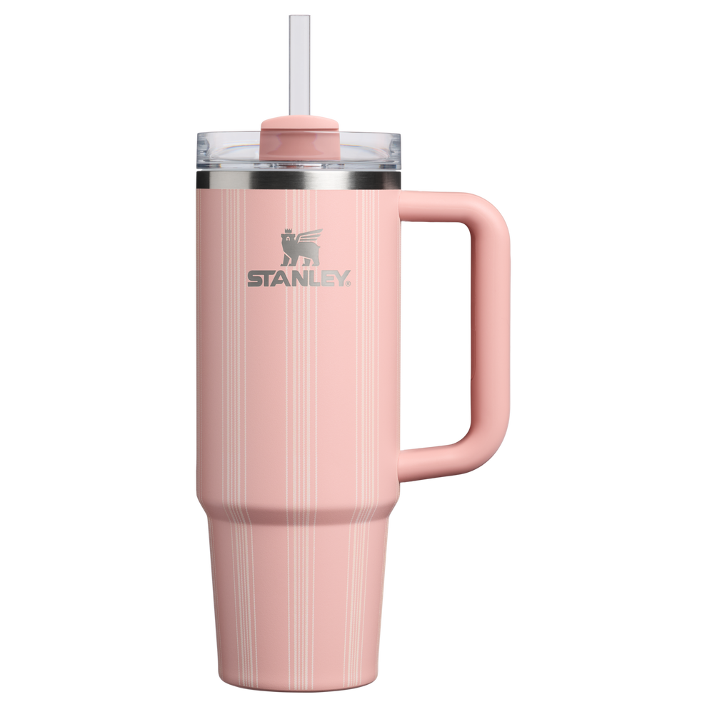 Stanley 1913 Quencher® H2.0 FlowState™ Tumbler 0.89L in Peach Rose Picnic Stripe