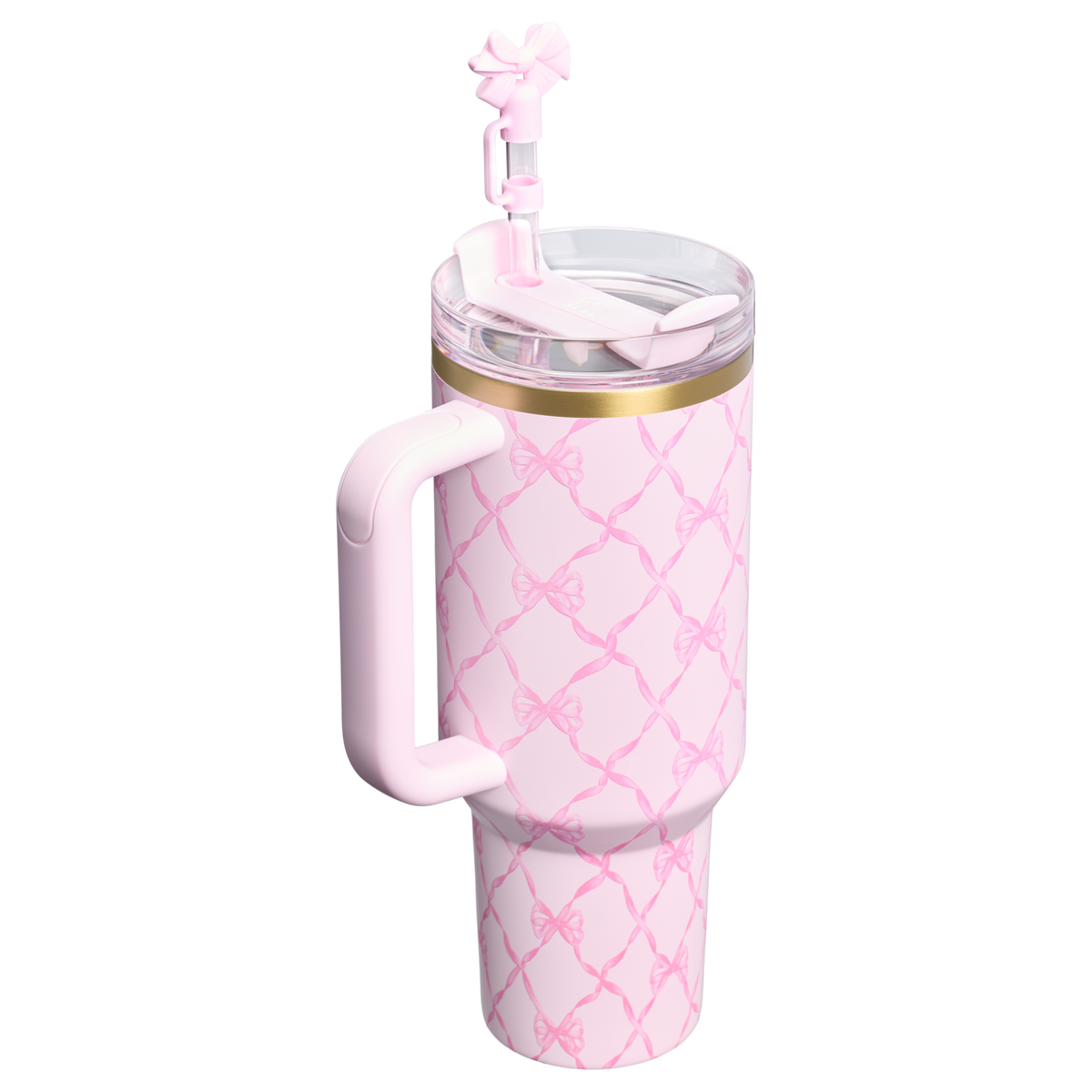 Stanley 1913 Stanley 1913 x LoveShackFancy Quencher® H2.0 FlowState™ Tumbler 1.18L in Baby Bow - Peppermint Pink | Zurück Anzeigen