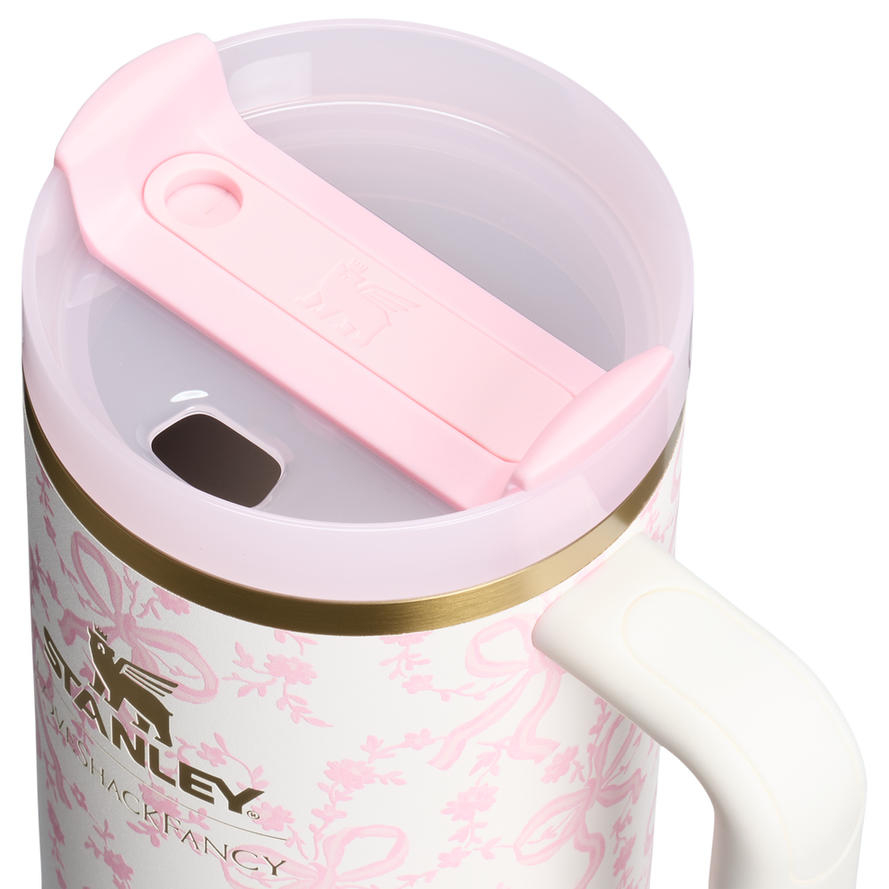 Stanley 1913 Stanley 1913 x LoveShackFancy Quencher® H2.0 Flowstate™ Tumbler in Coquette Bow - Chantilly