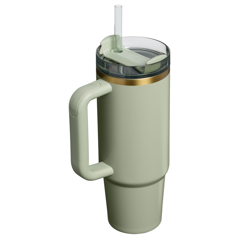 Stanley 1913 Quencher® H2.0 FlowState™ Tumbler 0.89L in Juniper | Back View