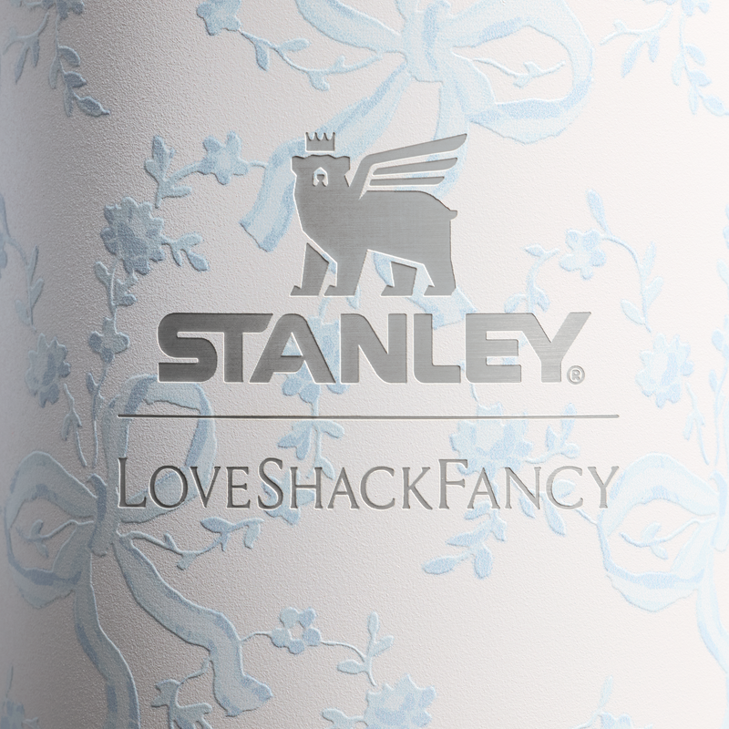 Stanley 1913 Stanley 1913 x LoveShackFancy Quencher® H2.0 FlowState™ Tumbler 1.18L in Coquette Bow - Winter Ice