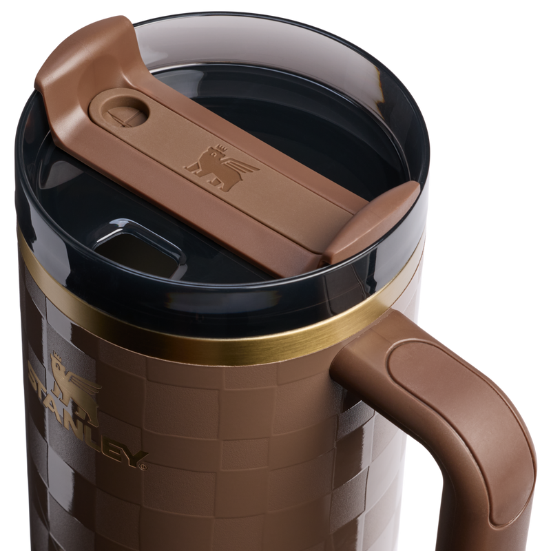 Stanley 1913 Quencher® H2.0 FlowState™ Tumbler 1.18L in Espresso Check | Deckel Detailliert Anzeigen
