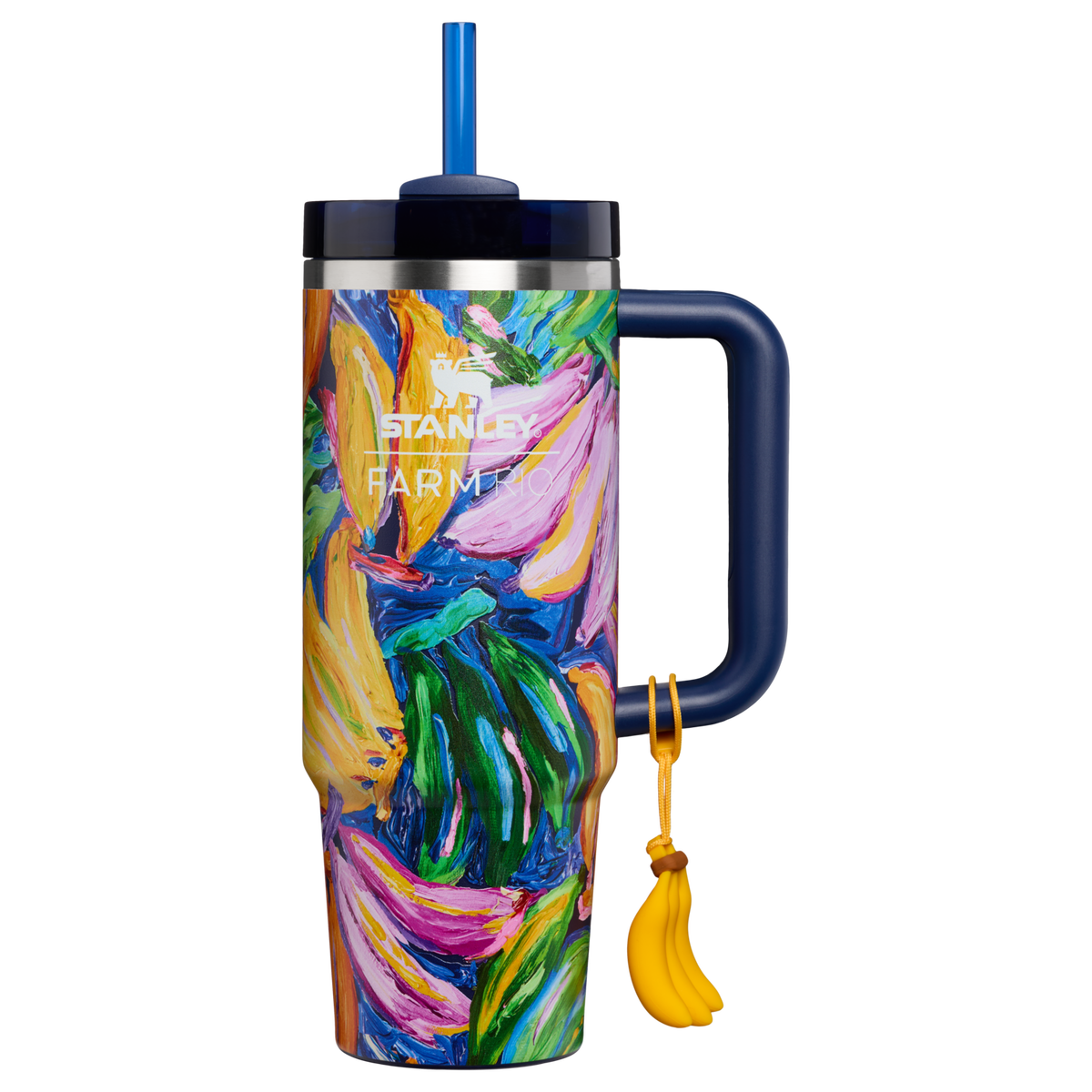 Stanley 1913 Stanley 1913 x FARM Rio Quencher® H2.0 FlowState™ Tumbler 0.89L in Farm Rio Painted Bananas